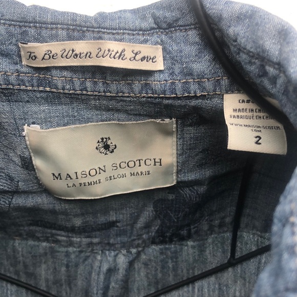 Anthropologie Maison Scotch Denim Dress - Picture 4 of 10